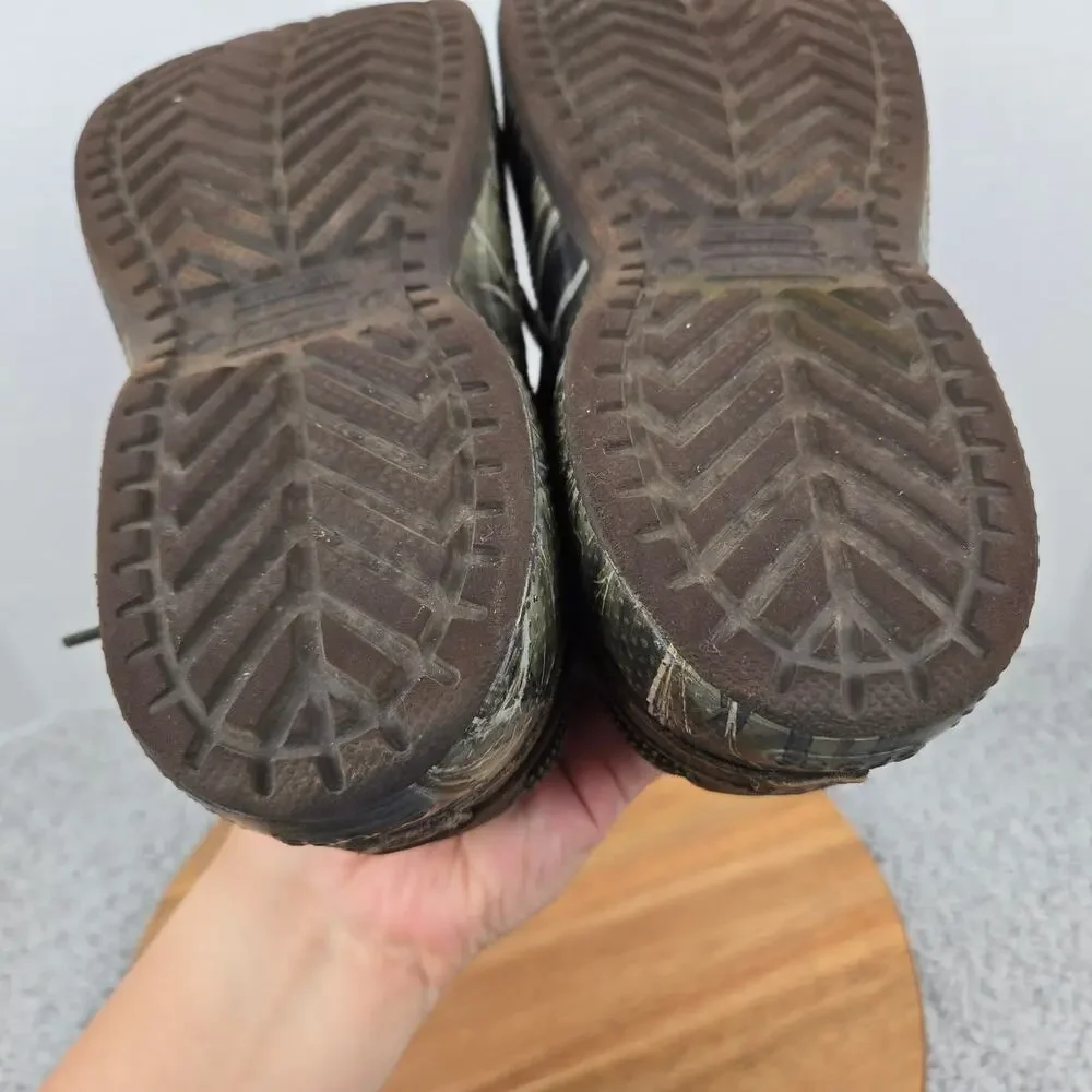 Crocs Mens 8 Camo Leather Islander Pitcrew Advantage Max-4 Realtree Comfort Clog